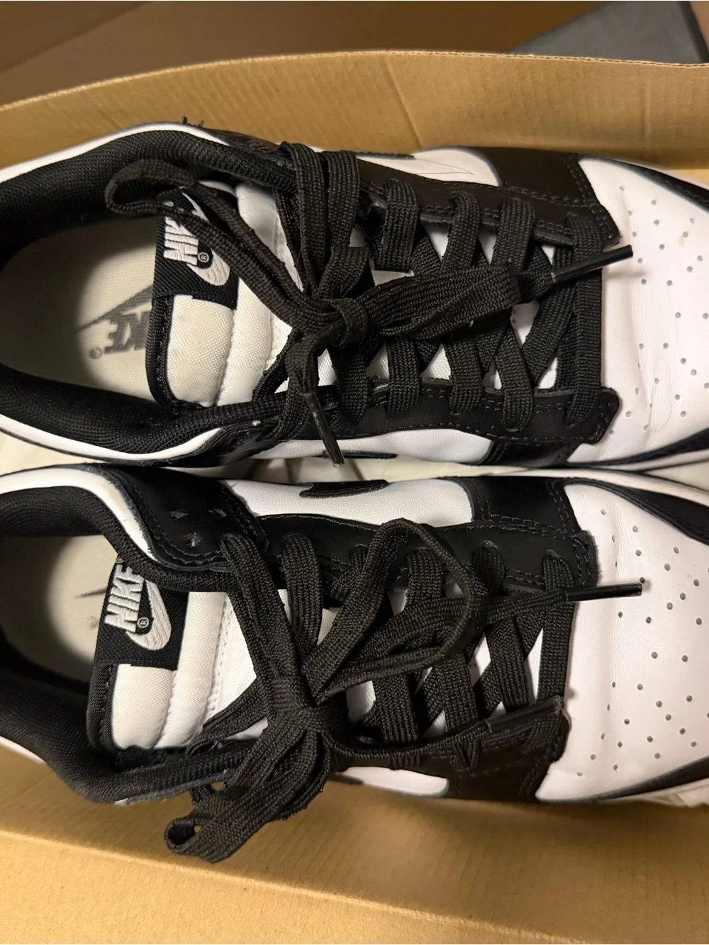 Nike Kids Black and White Low-Top Sneakers